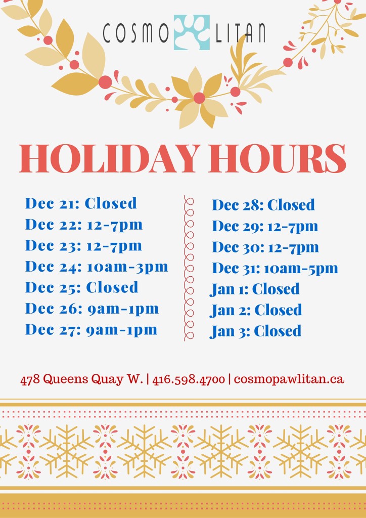 Holiday Hours December 2015